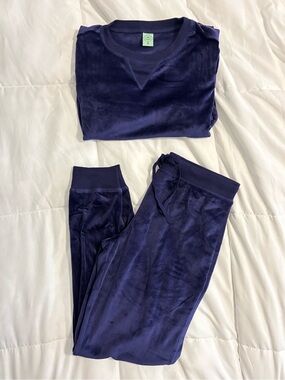 Honeydew Super Soft Fleece Matching Lounge Set XS Cozy Sleepwear Travel
